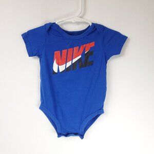 Nike Jordan Baby Boys Royal Blue NIKE Onesie Sz 6M